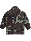 Dolce & Gabbana Camouflage-print Lightweight Jacket In Green