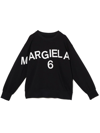 MM6 MAISON MARGIELA LOGO-PRINT CREW-NECK SWEATSHIRT
