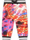 Dolce & Gabbana Luminarie Print Track Trousers In Red