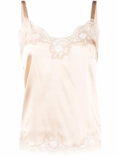 Dolce & Gabbana Top In Nude & Neutrals