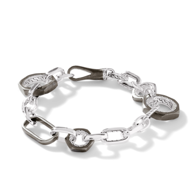 John Hardy Chain Industrial Silver Link Bracelet