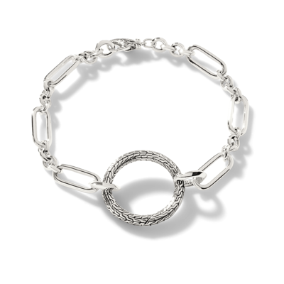 John Hardy Amulet Keyring Knife Edge Bracelet Bu900701 In Multicolor