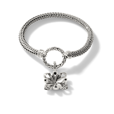 John Hardy Chain Classic Sterling Silver Canang Sari Amulet Bracelet