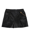 GIVENCHY LEATHER 4G CHAIN SHORTS