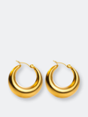 Tseatjewelry Berri Hoop Earrings In Yellow