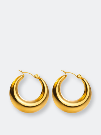 Tseatjewelry Berri Hoop Earrings In Yellow