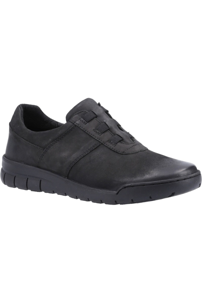 Fleet & Foster Womens/ladies Cristianos Leather Sneakers (black)