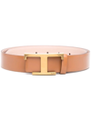 TOD'S BROWN SMOOTH LEATHER BELT