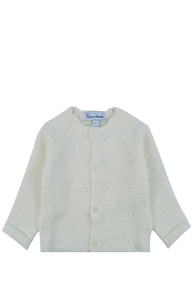 Tartine Et Chocolat Babies' Cotton Sweater In White