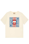GUCCI COTTON JERSEY T-SHIRT WITH PRINT