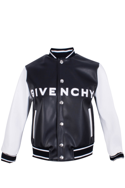 Givenchy Kids' Bomber With Logo In Multicolor