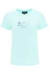 Apc T-shirt With Gradient Logo In Green