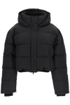 Wardrobe.nyc + Net-a-porter Hooded Quilted Padded Shell Down Jacket In Black