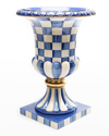 Mackenzie-childs Mackenzie Childs Royal Check Pedestal Tabletop Urn