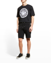 Balmain Noir Blanc Cotton T-shirts And Polos In Black/white