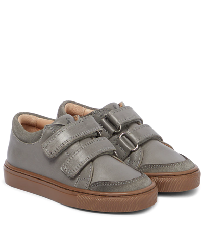 Petit Nord Kids' Leather Sneakers In Cloud