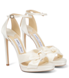 Jimmy Choo Bridal Rosie 120 Leather Sandals In Ivory