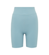 The Upside Palma Embellished Stretch-knit Shorts In Pool Blue