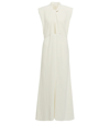 Isabel Marant Rabea Cutout Crinkled-crepe Midi Dress In White