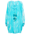 ANNA KOSTUROVA TIE-DYE SILK MINIDRESS