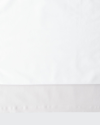 Sferra Modern Sateen Applique Standard Sham In White/delft
