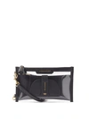 Anya Hindmarch Everything Leather-trimmed Tpu And Recycled Shell Pouch In Black