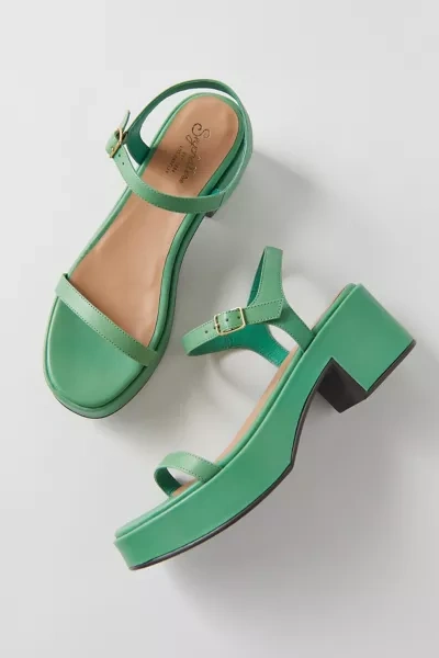 Seychelles Rest Assured Heeled Sandal In Green