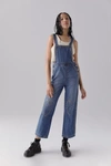 URBAN OUTFITTERS UO HEARTS ON FIRE DENIM STUDDED OVERALL