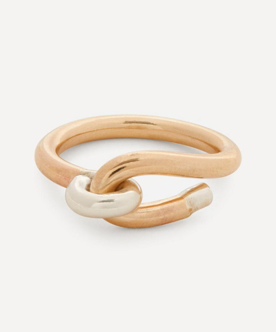 Annika Inez 14ct Gold-filled Latch Ring