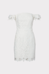 MILLY BRITTON LACE OFF THE SHOULDER DRESS