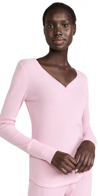 Pj Salvage Textured Essentials Ribbed Knit Lounge Top In Dusty Rose