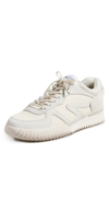 Rag & Bone + Net Sustain Retro Runner 2.0 Leather And Suede-trimmed Recycled Nylon Sneakers In Vanilla