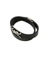 SAINT LAURENT DOUBLE WRAP YSL BRACELET