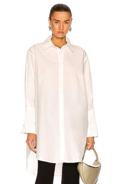 St. Agni Oversized Shirt In White