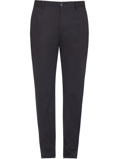 Dolce & Gabbana Mid-rise Tailored Trousers In Blue