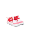 MIKI HOUSE EMBROIDERED-BUNNY SNEAKERS