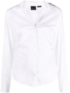 Pinko Button-fastening Long-sleeve Shirt In White