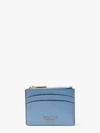 Kate Spade Spencer Saffiano Leather Coin Card Case In Morning Sky