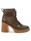 Sorel Women's Brex Waterproof Heel Boots In Velvet Tan