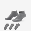 Nike Everyday Plus Cushion Training No-show Socks In Grey