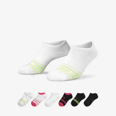 Nike Women's Everyday Lightweight Training No-show Socks (6 Pairs) In Multicolor