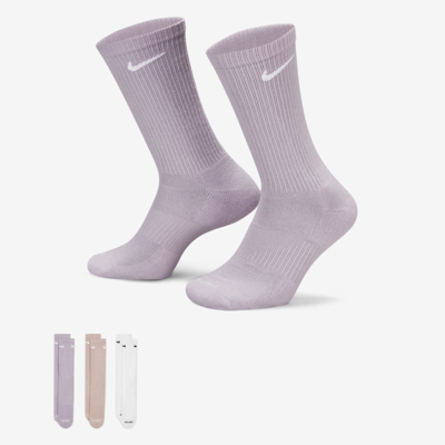 Nike Everyday Plus Cushioned Training Crew Socks In Multicolor