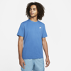 Nike Men's  Sportswear Club T-shirt In Blue