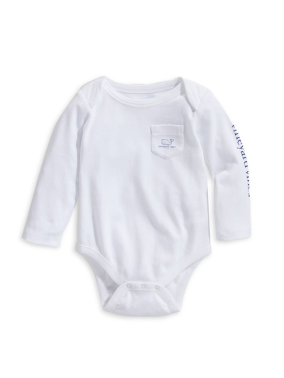 Vineyard Vines Baby Boy's Vintage Whale Bodysuit In White