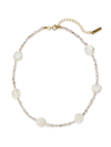 JENNIFER BEHR WOMEN'S ROSIE 18K-GOLD-PLATED & MOTHER-OF-PEARL BEADED NECKLACE