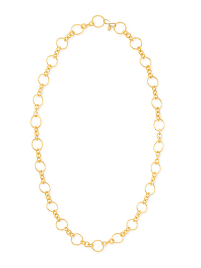 Sylvia Toledano Saturn 22k Goldplated Necklace
