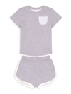 MILES AND MILAN BABY'S & LITTLE KID'S 2-PIECE AVENA SHORTS SET