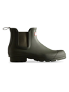 Hunter Original Insulated Waterproof Chelsea Boot In Dark Olive