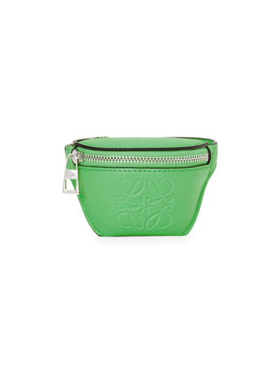 Loewe Anagram Coin Purse Bracelet In Apple Green