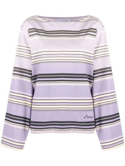 Acne Studios 長袖カットソー M パープル パープル（紫）系 Acne Studios(アクネストゥディオス) Tシャツ